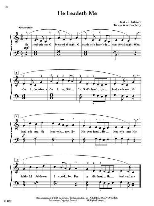 Faber Hymns - Chordtime Piano - Level 2B