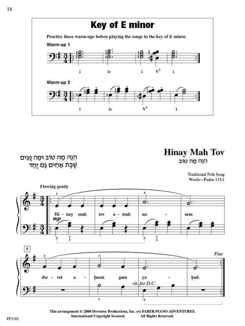 Jewish Favorites - Chordtime Piano - Level 2B