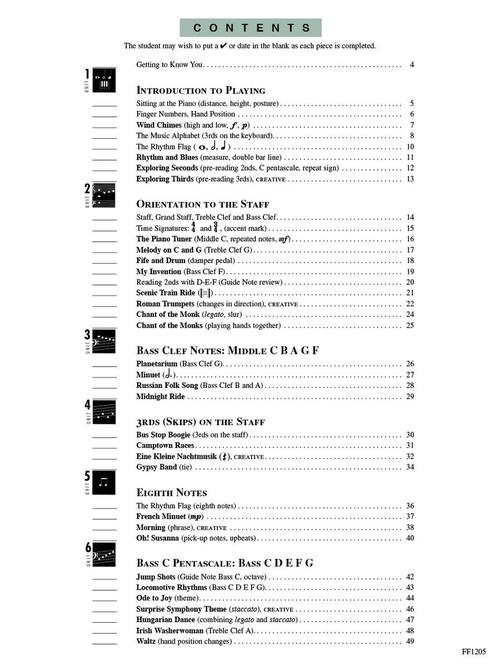 Faber Accelerated Piano Adventures Lesson Book 1