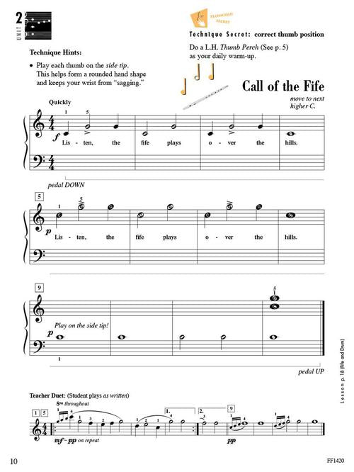 Accelerated Piano Adventures Technique and Artistry, Book 1