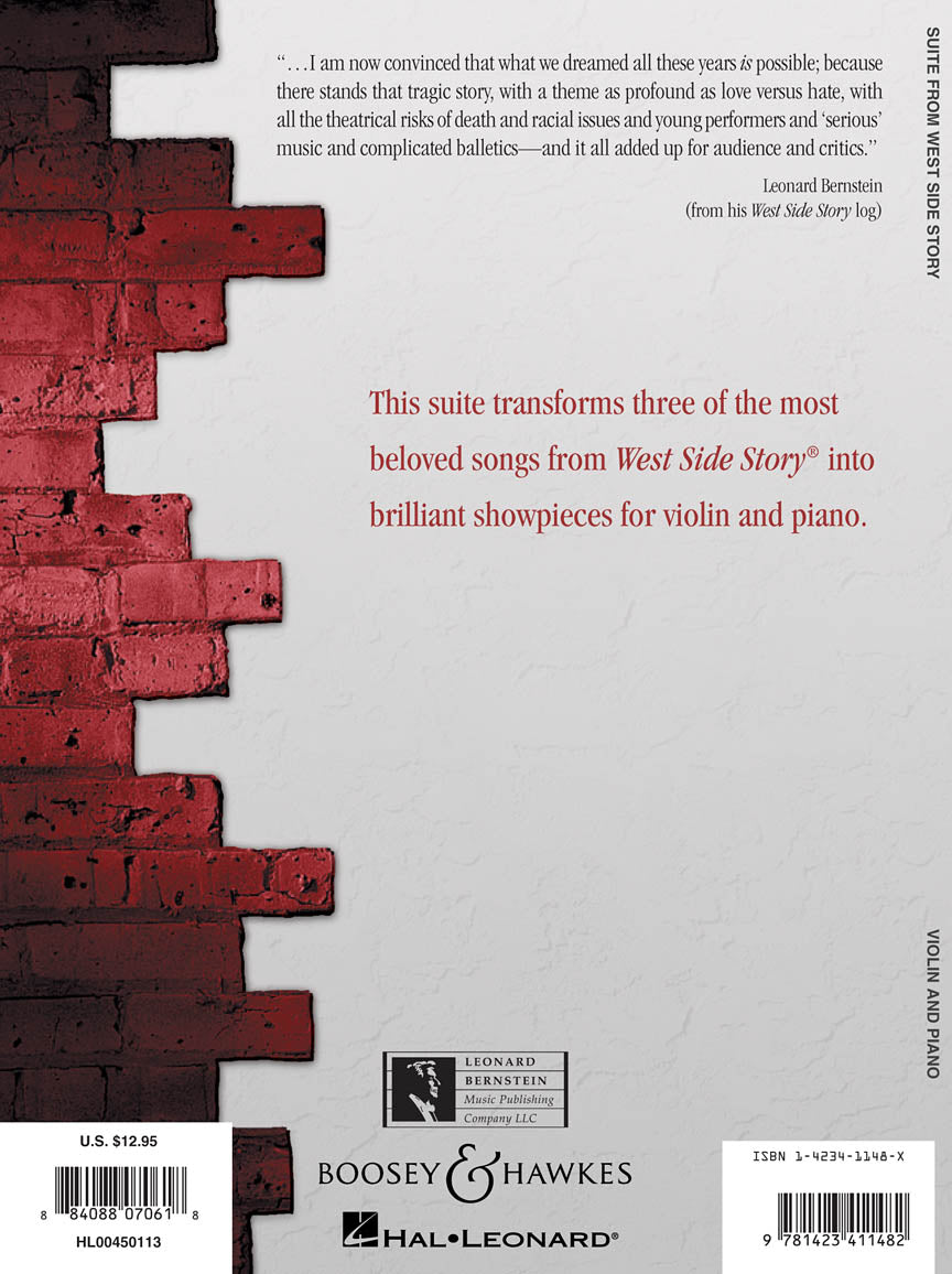 Bernstein West Side Story Suite for Violin and Piano