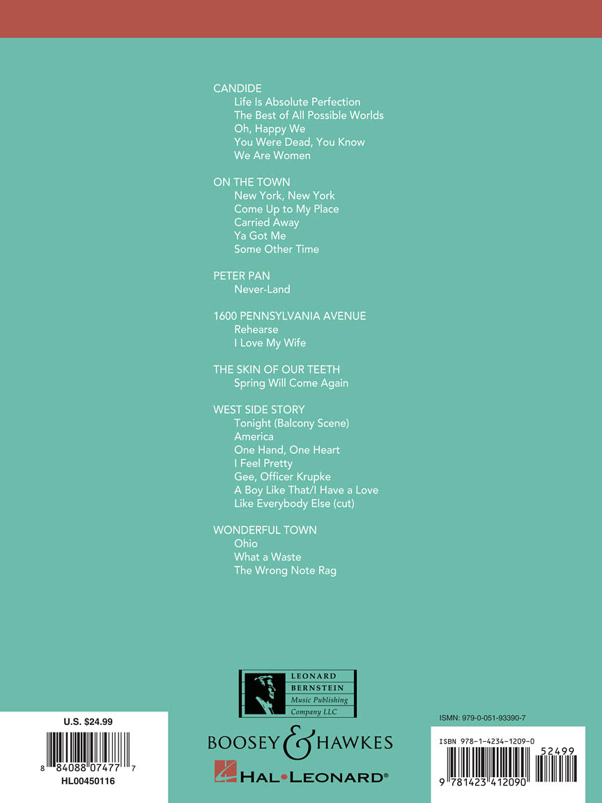 Bernstein Theatre Songs - Duets and Ensembles