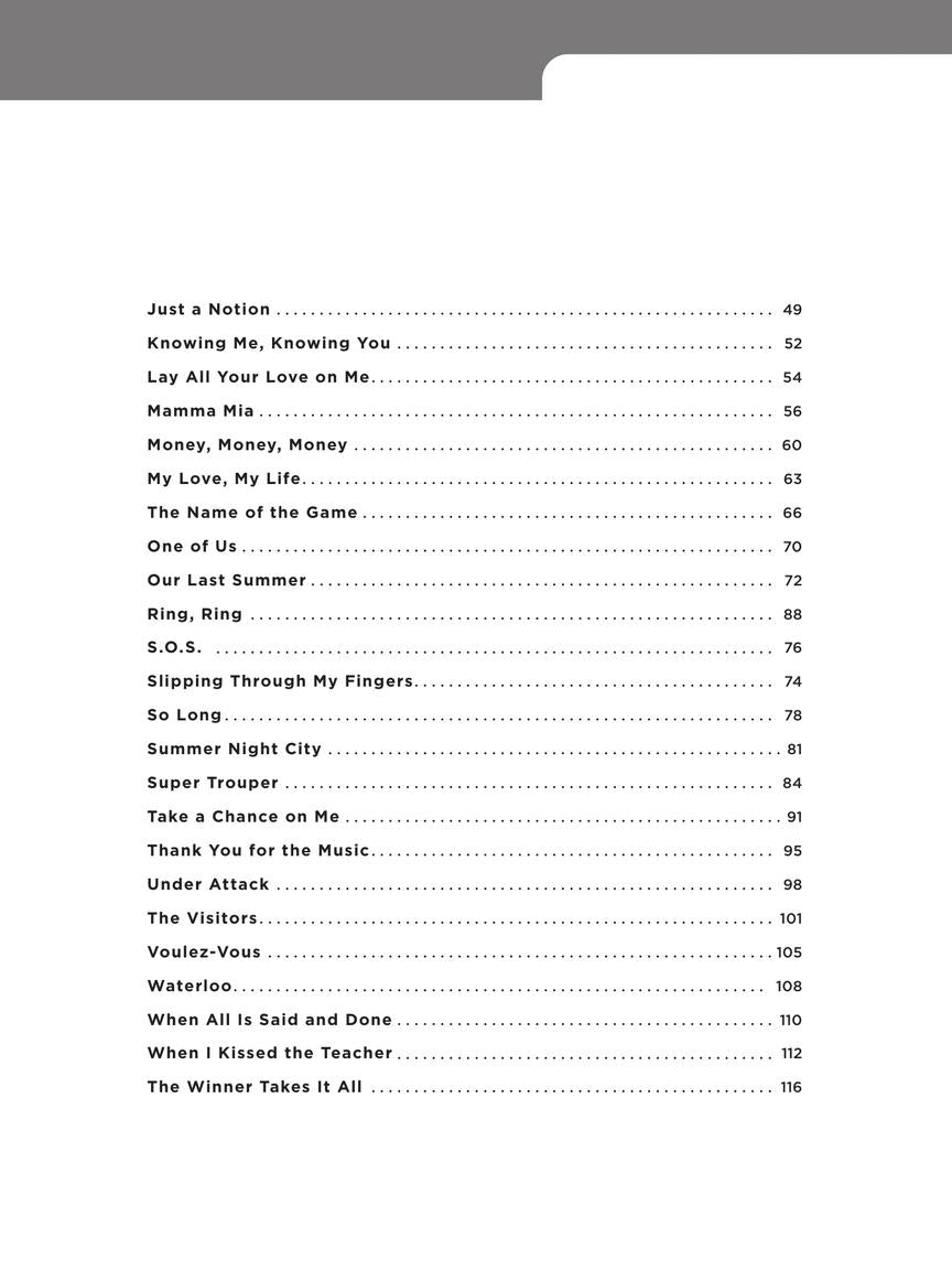 ABBA: Really Easy Piano - 40 ABBA Songs