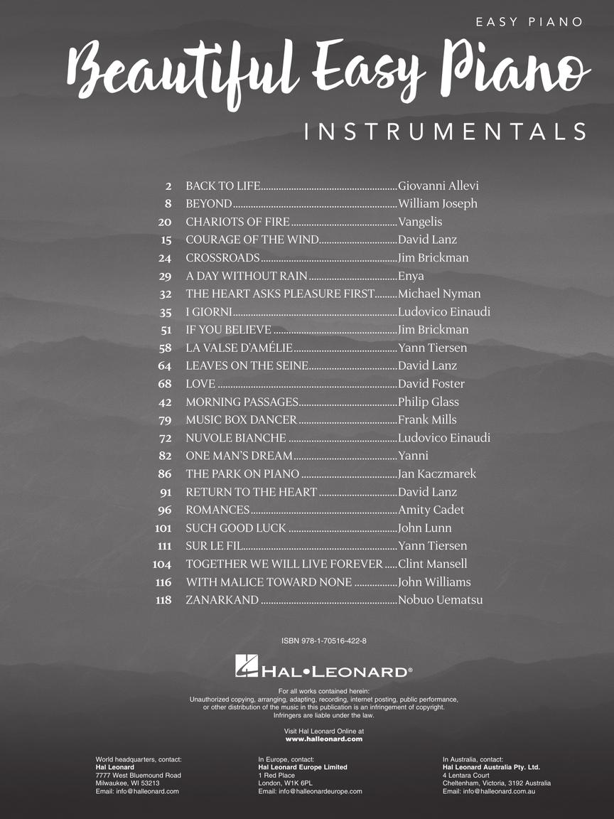 Beautiful Easy Piano Instrumentals