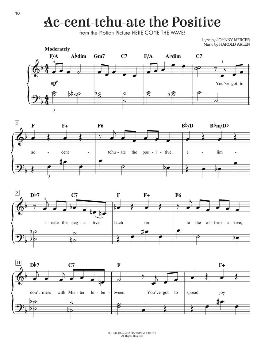 Jazz Songs for Kids for Easy Piano