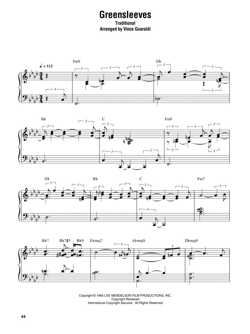 Guaraldi, Vince - Collection Piano