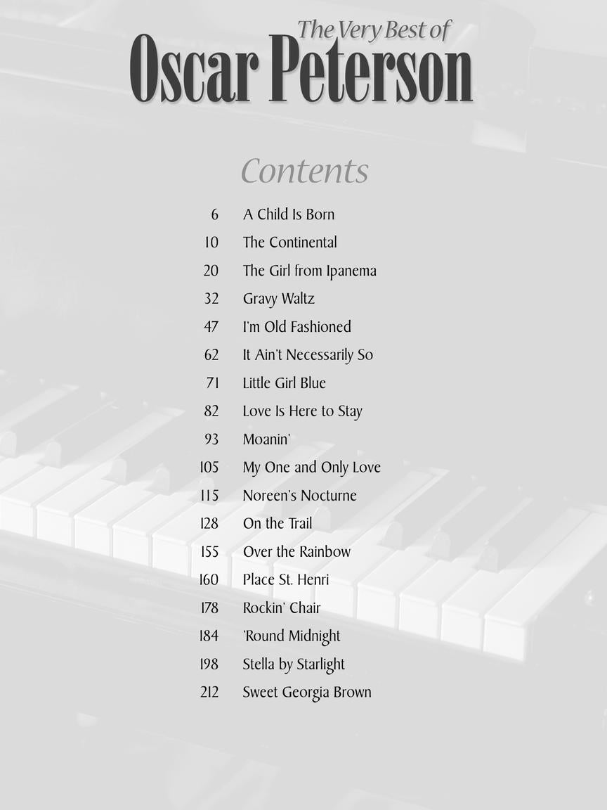 Peterson Very Best of Oscar Peterson