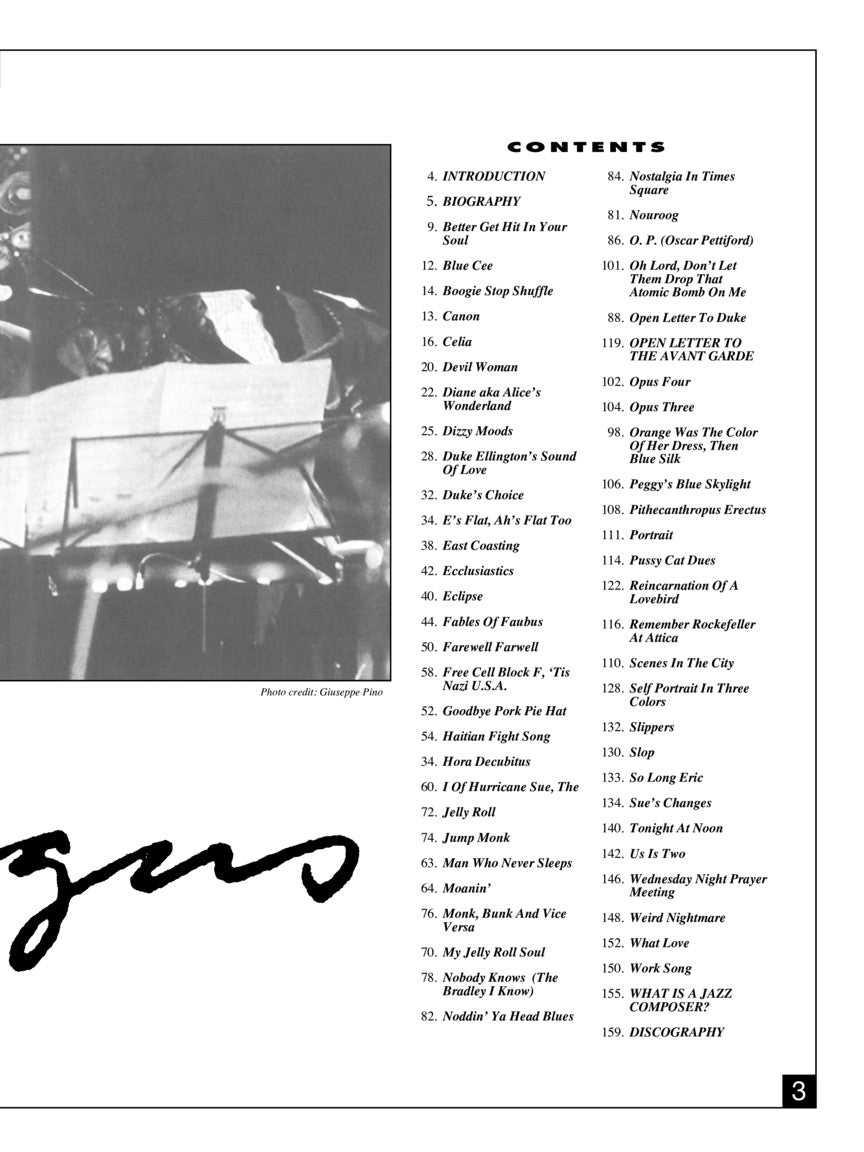 Mingus More Than a Fake Book