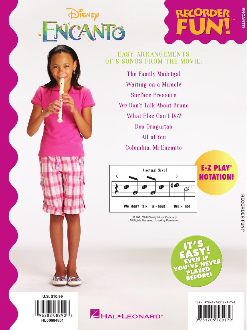 Miranda Encanto Arranged for Recorder
