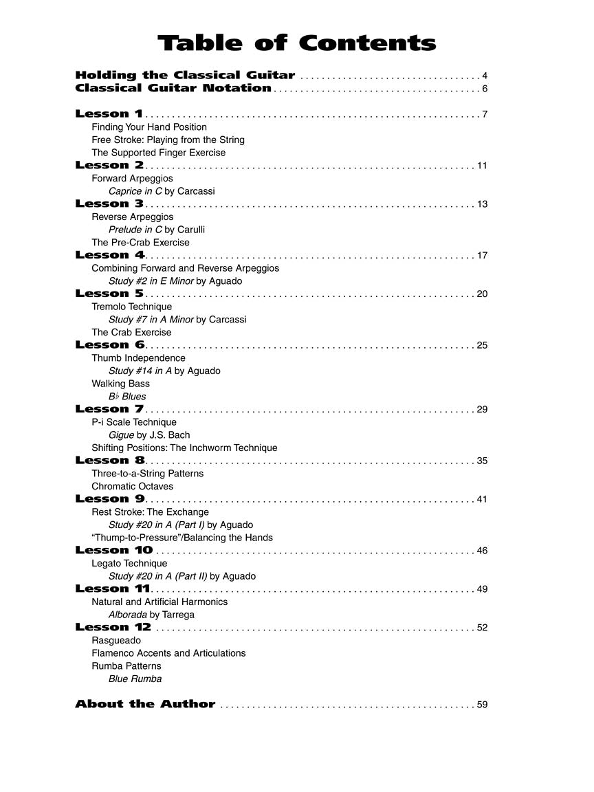 Classical & Fingerstyle Guitar Techniques