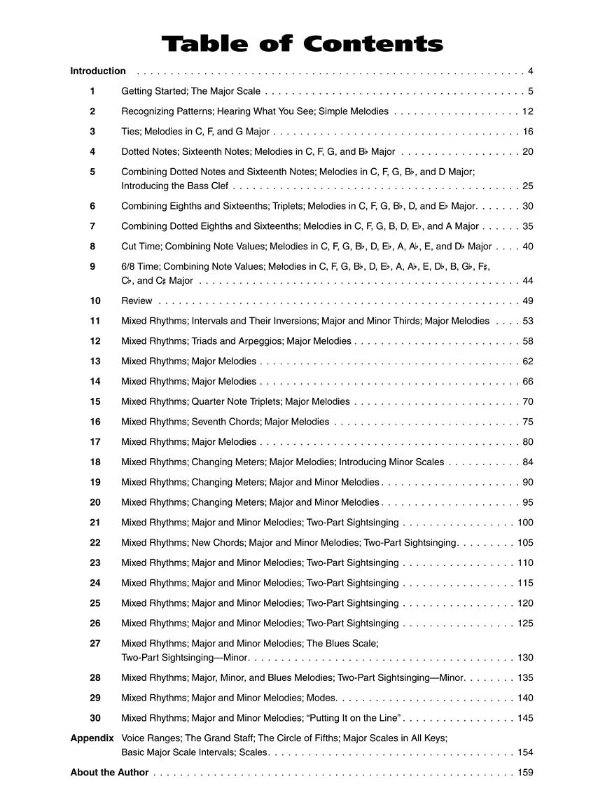 Sightsinging: The Complete Method for Singers