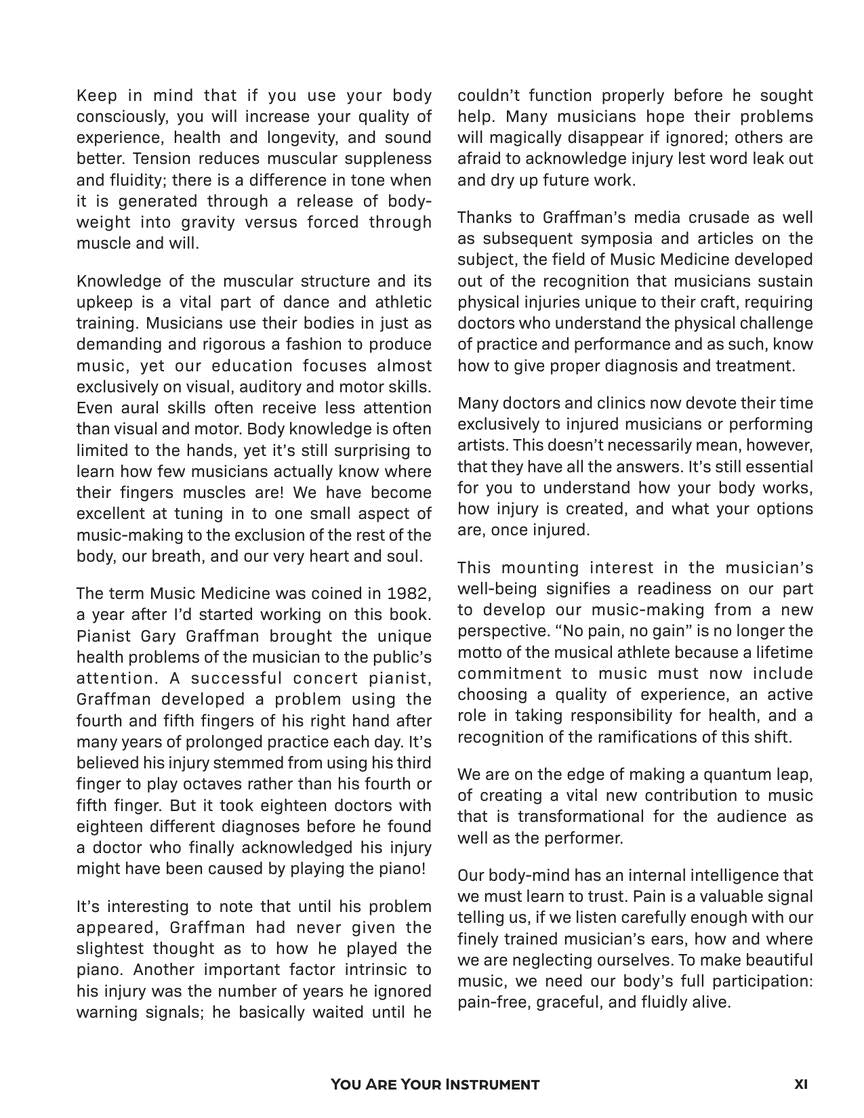 You Are Your Instrument