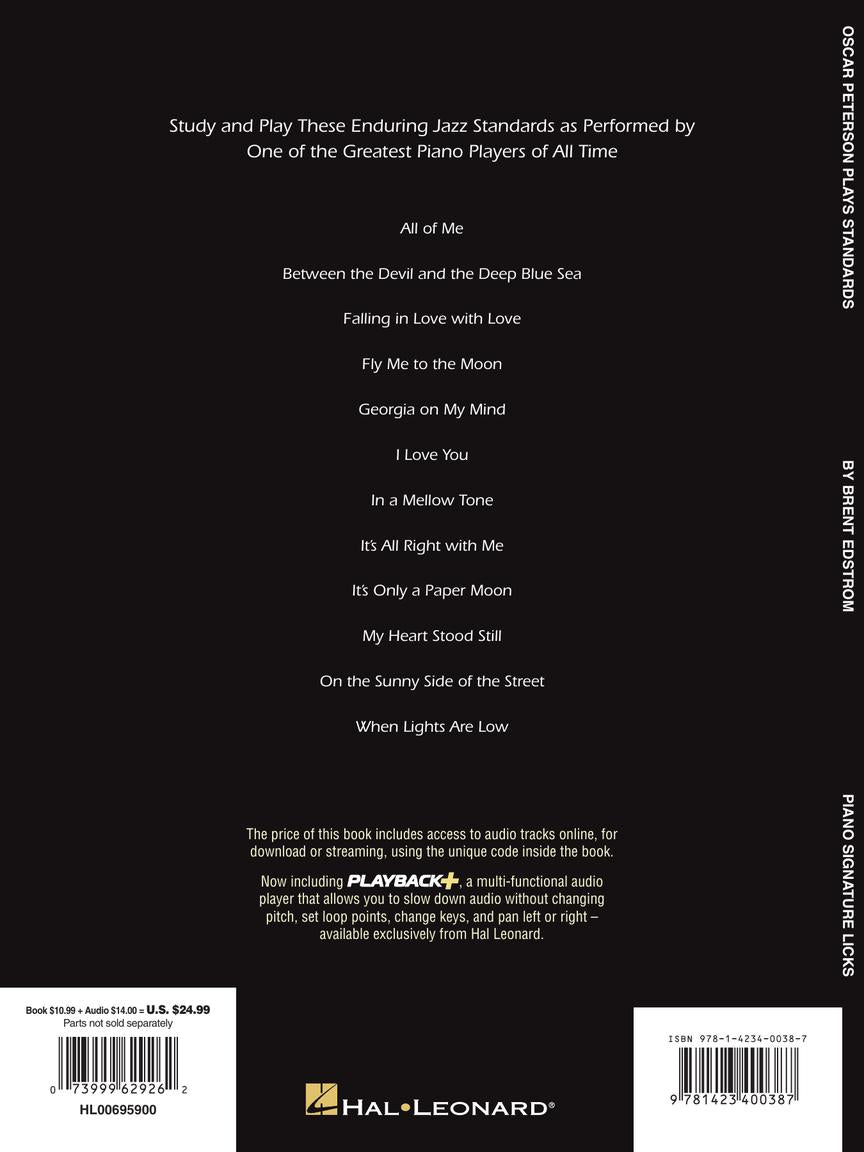 Peterson- Oscar Peterson Plays Standards - Piano Signature Licks