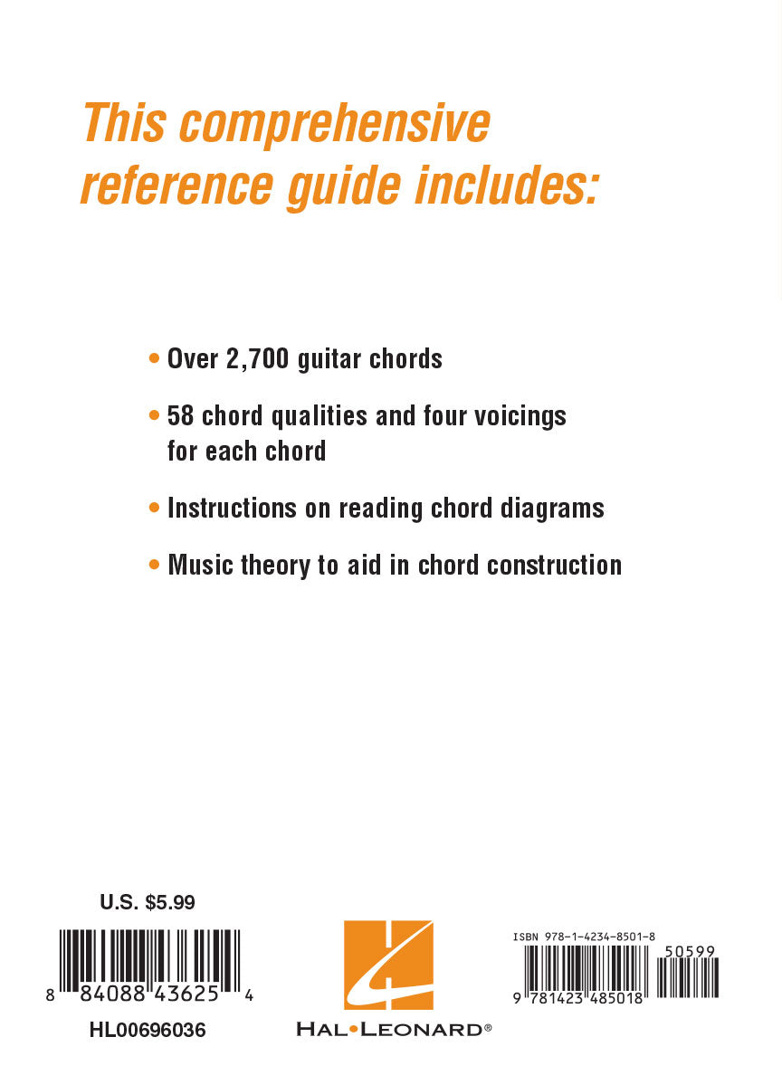 Hal Leonard Pocket Guitar Chord Dictionary