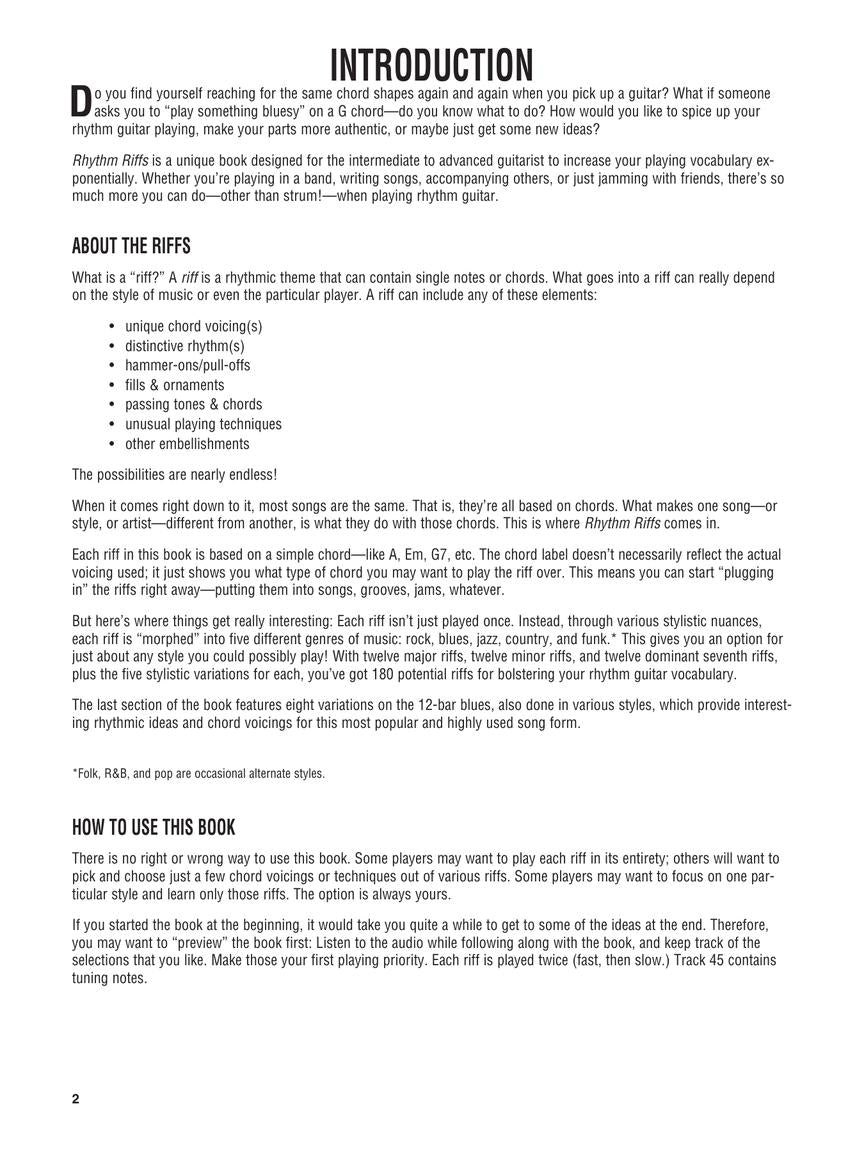 Rhythm Riffs - Hal Leonard Guitar Method Supplement