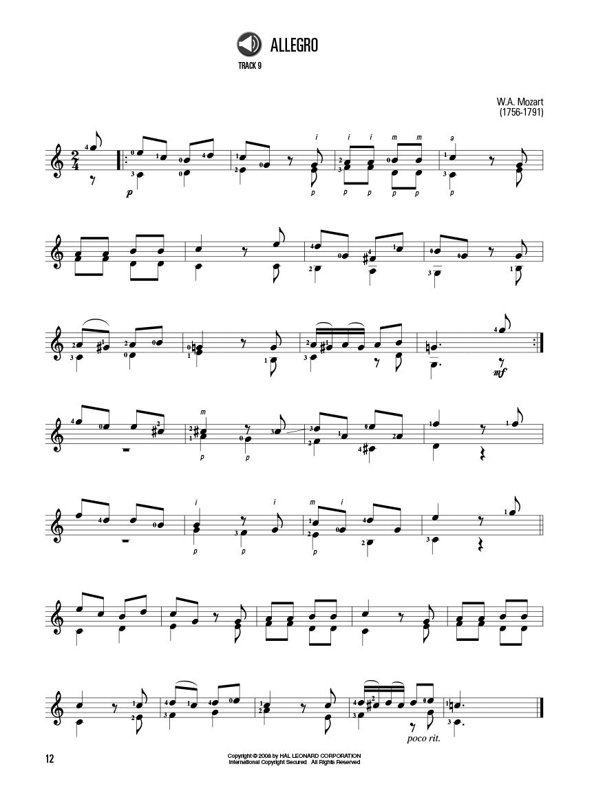 Classical Guitar Pieces - Hal Leonard Guitar Method Supplement