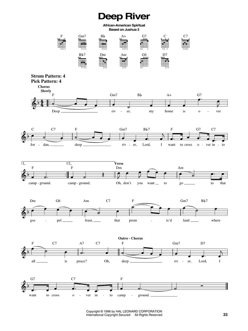 Folksongs Book - Easy Guitar No Tab