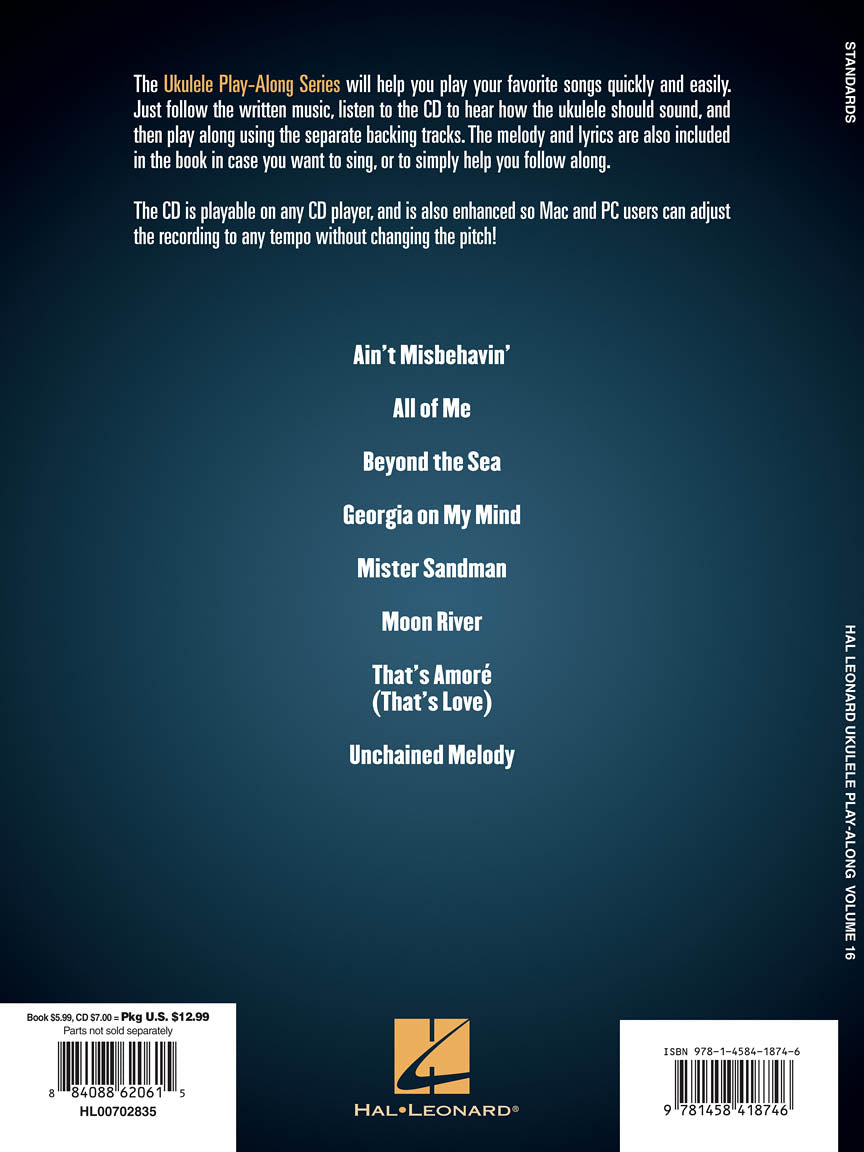 Standards - Ukulele Play-Along Vol. 16