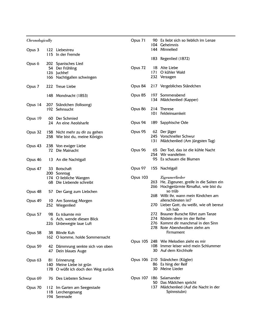 Brahms: 75 Songs High Voice