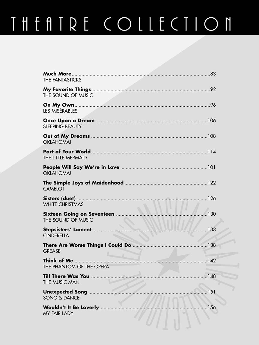 The Teen's Musical Theatre Collection - Young Women's Edition