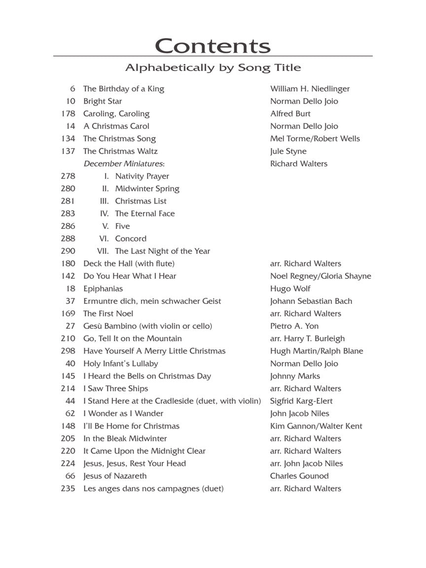 Christmas Collection, The - The Vocal Library