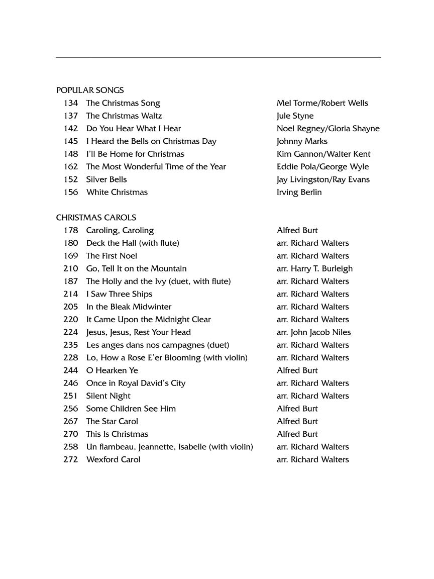 Christmas Collection, The - The Vocal Library