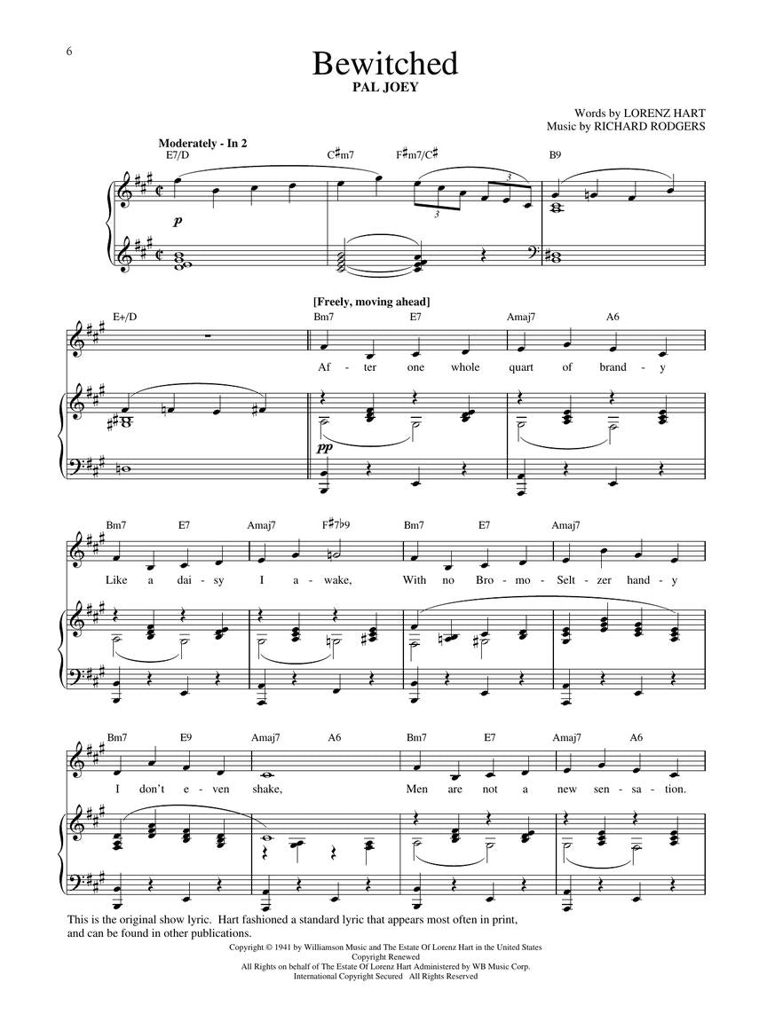 Rodgers The Songs of Richard Rodgers Low Voice