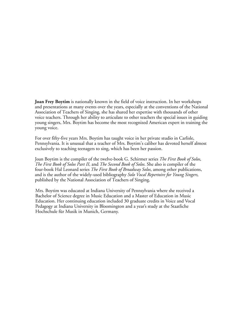 Private Voice Studio Handbook