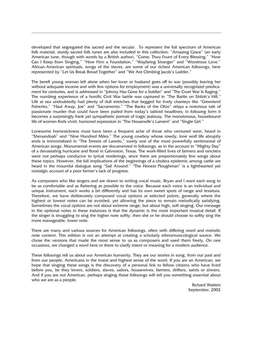 American Folksongs High Voice The Vocal Library