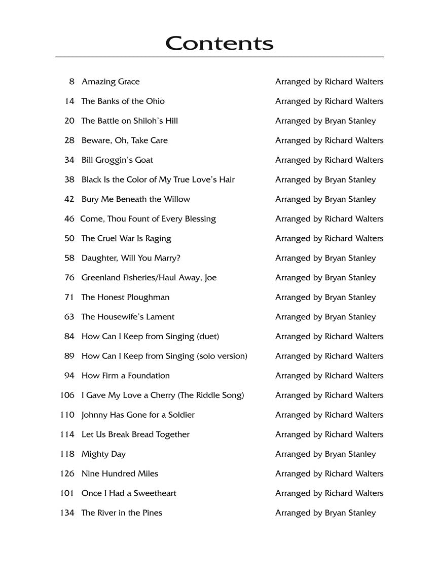 American Folksongs Low VoiceThe Vocal Library