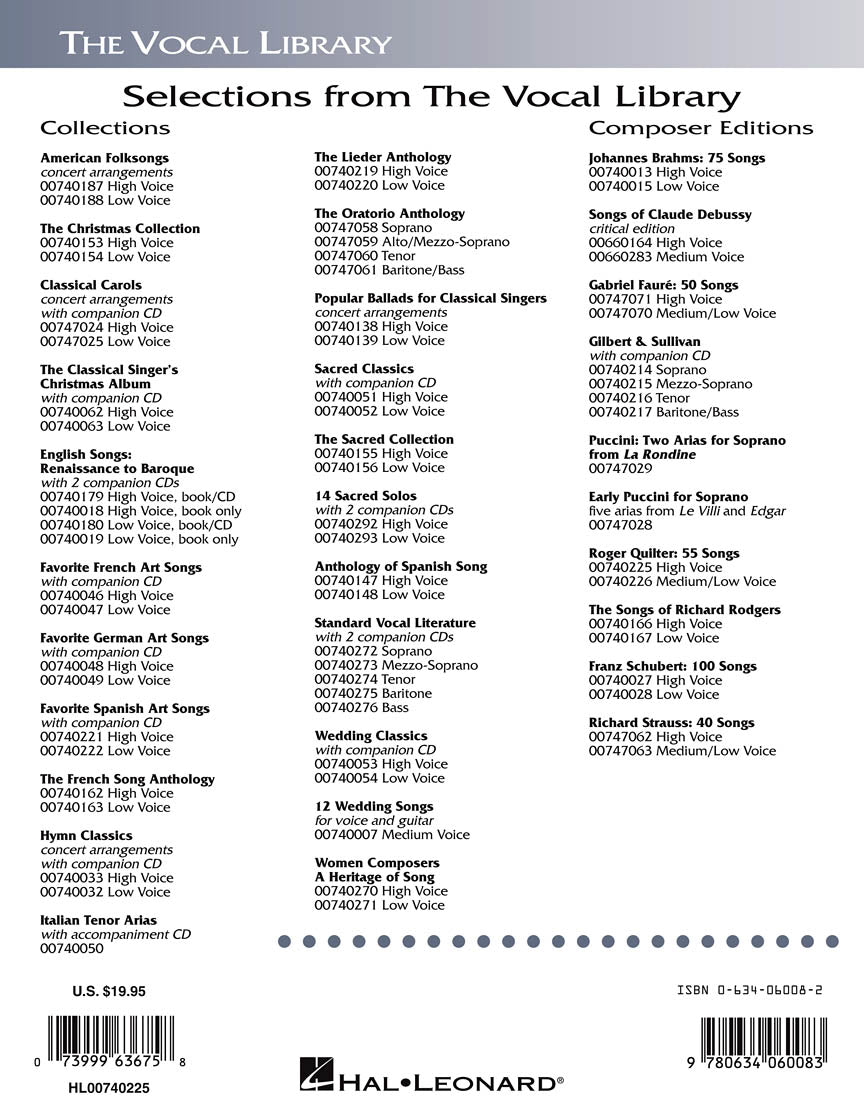 Quilter, Roger - 55 Songs - High Voice