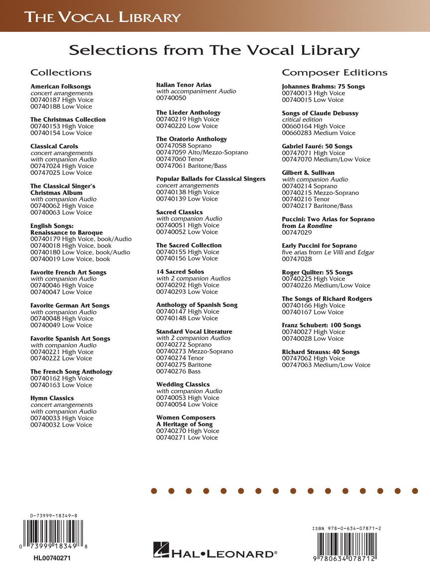 Women Composers - A Heritage of Song Low Voice