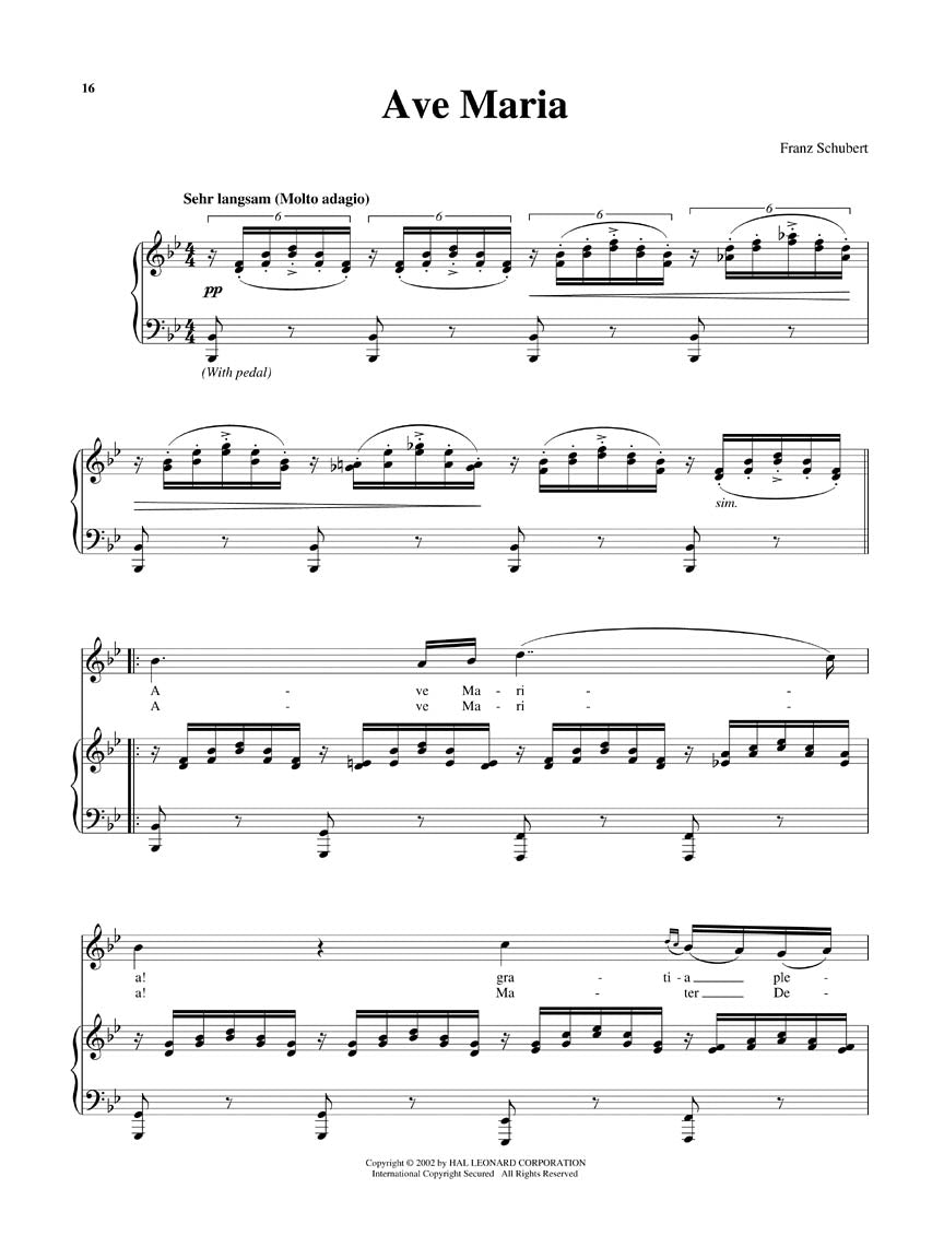 Fourteen Sacred Solos - High Voice The Vocal Library