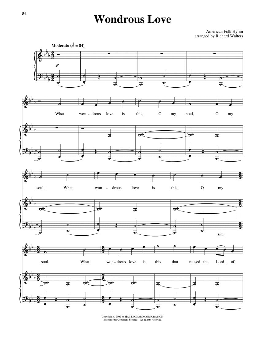 Fourteen Sacred Solos - High Voice The Vocal Library