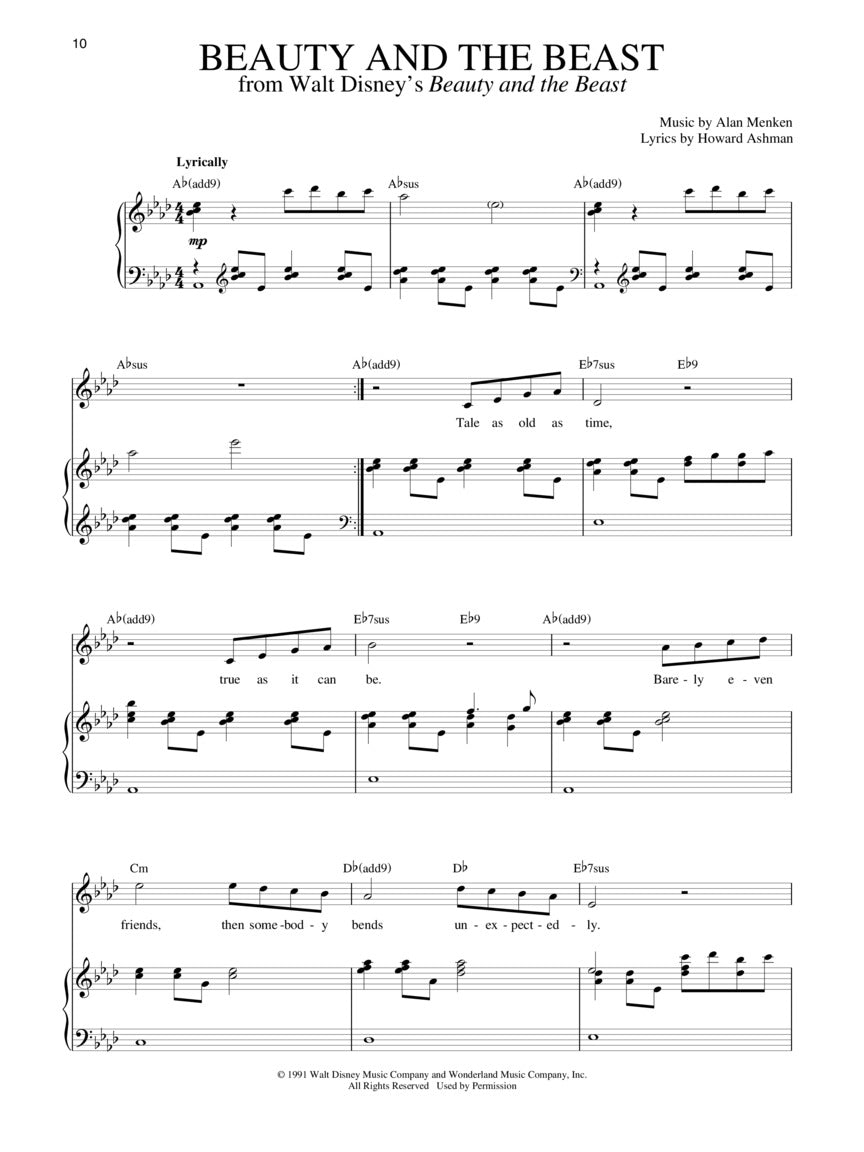 Disney Songs for Singers - Revised Edition High Voice