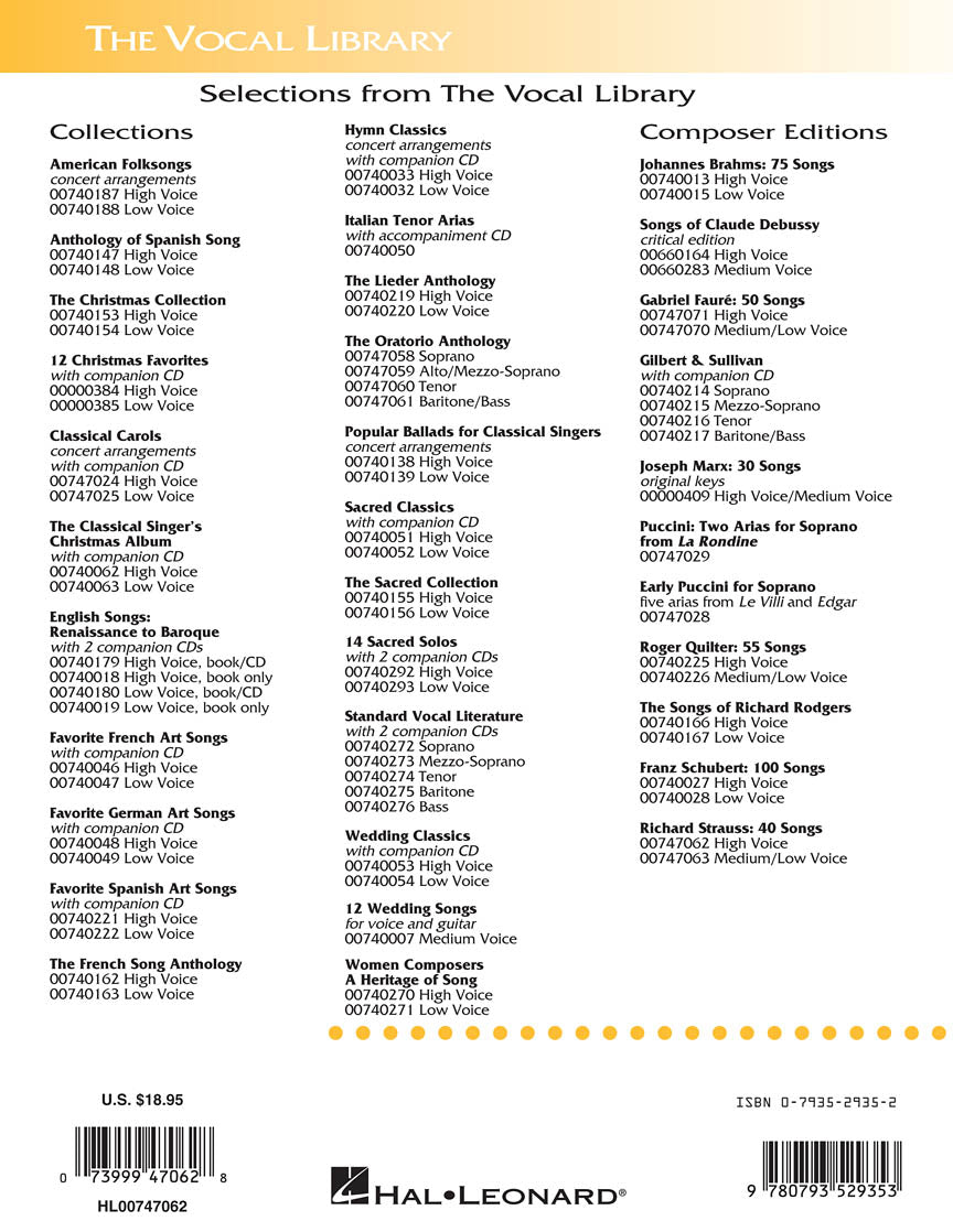 Strauss 40 Songs High Voice