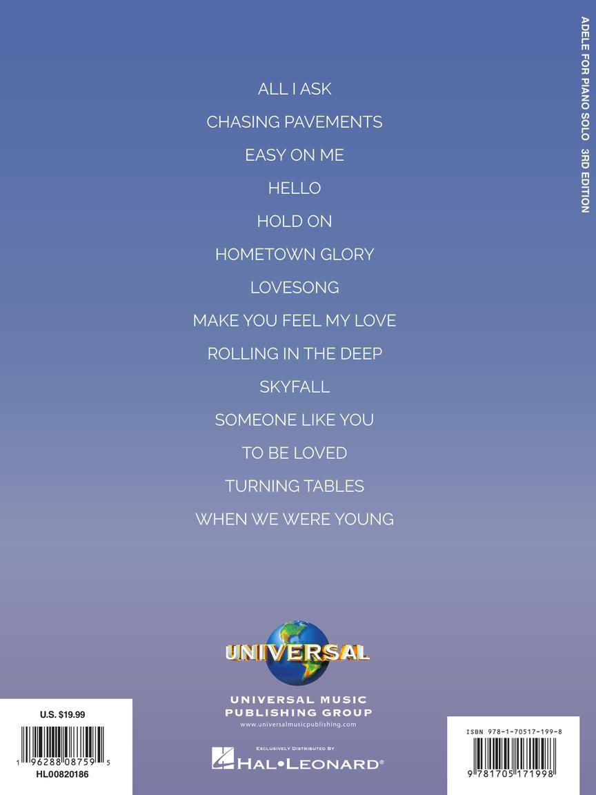 Adele: For Piano Solo