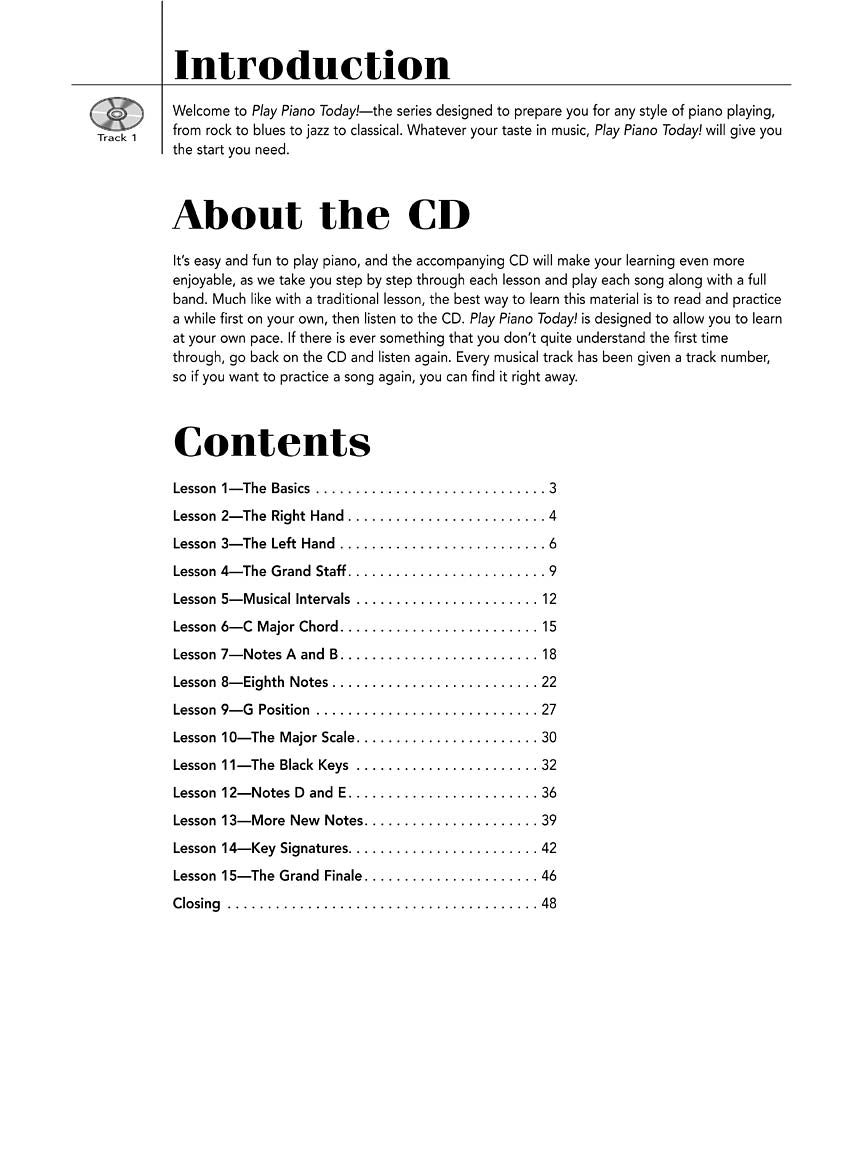 Play Piano Today! Beginner's Pack
