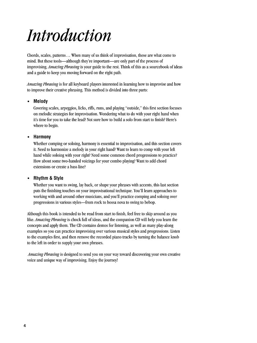 Amazing Phrasing - Keyboard