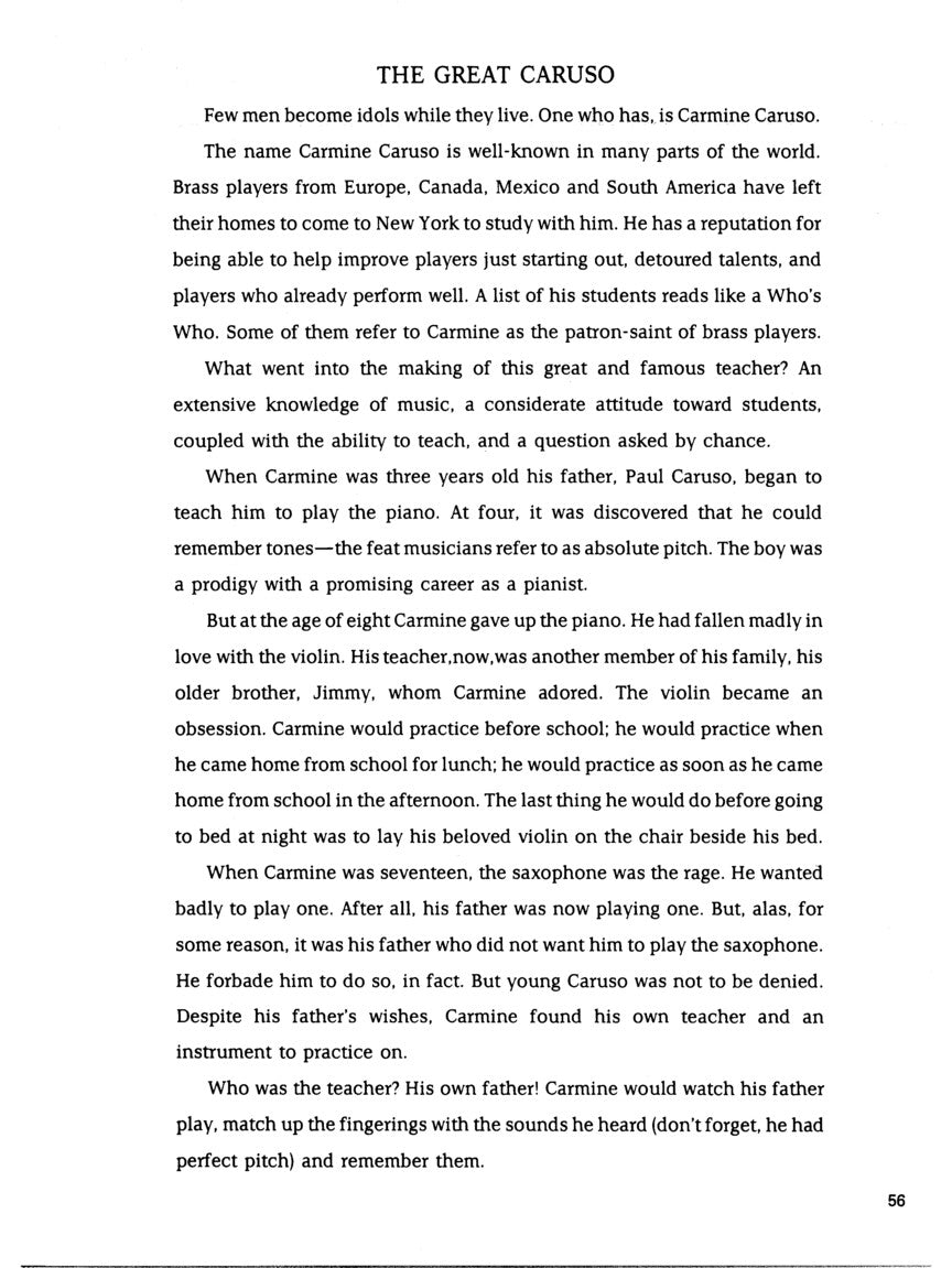 Caruso, Carmine - Musical Calisthenics for Brass