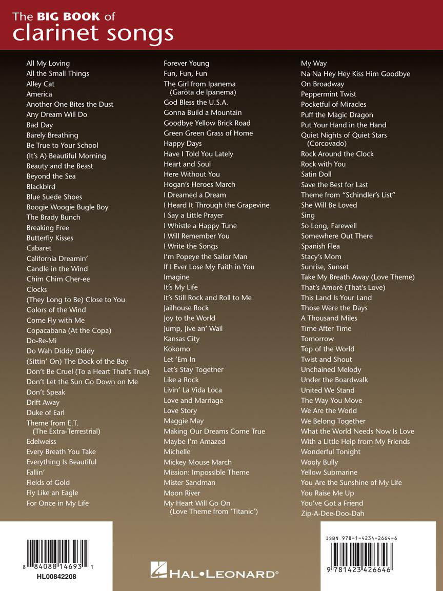 Big Books of Alto Sax Songs