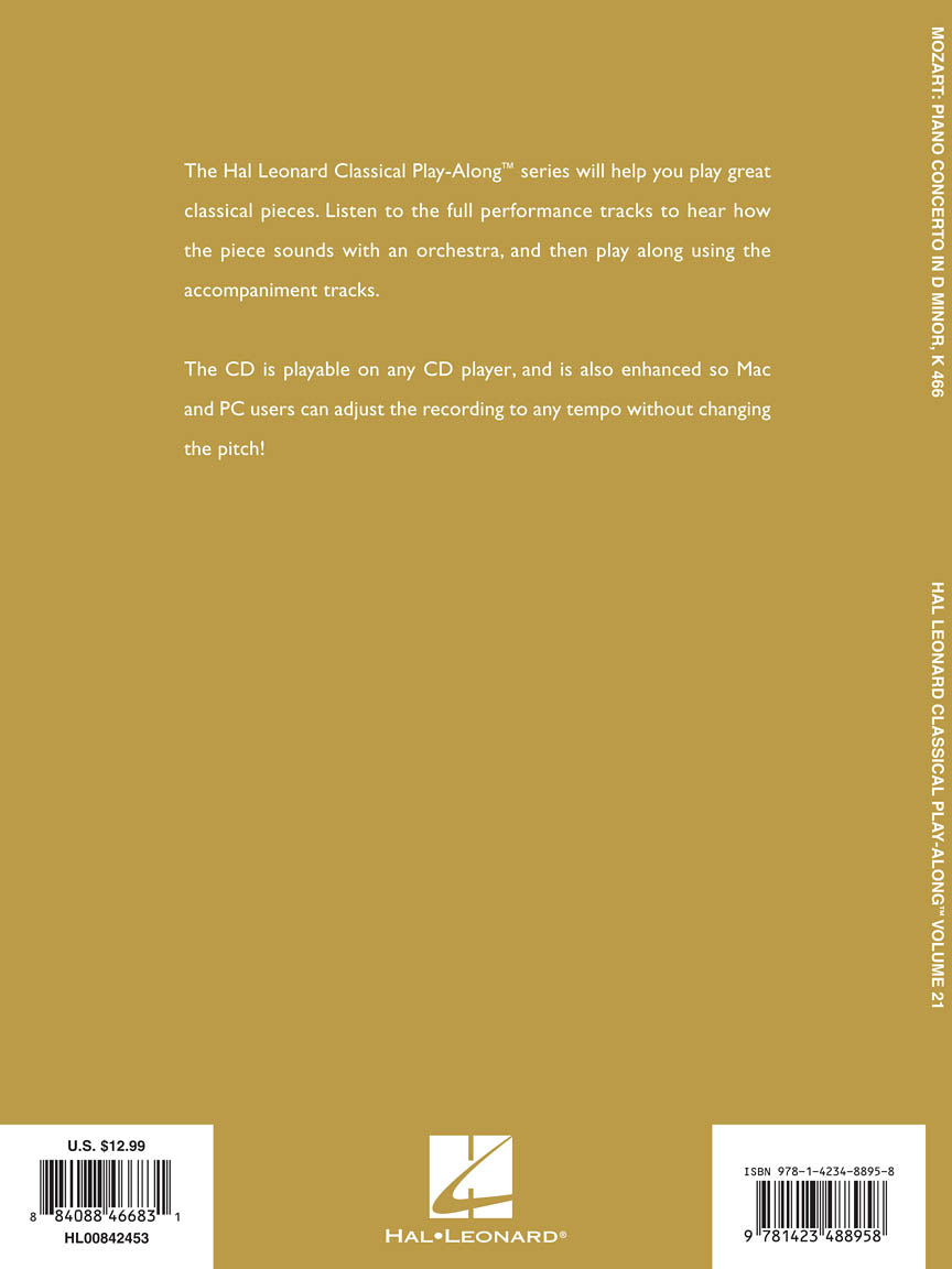 Mozart - Piano Concerto in D Minor, K466 - Classical Play-Along Vol. 21