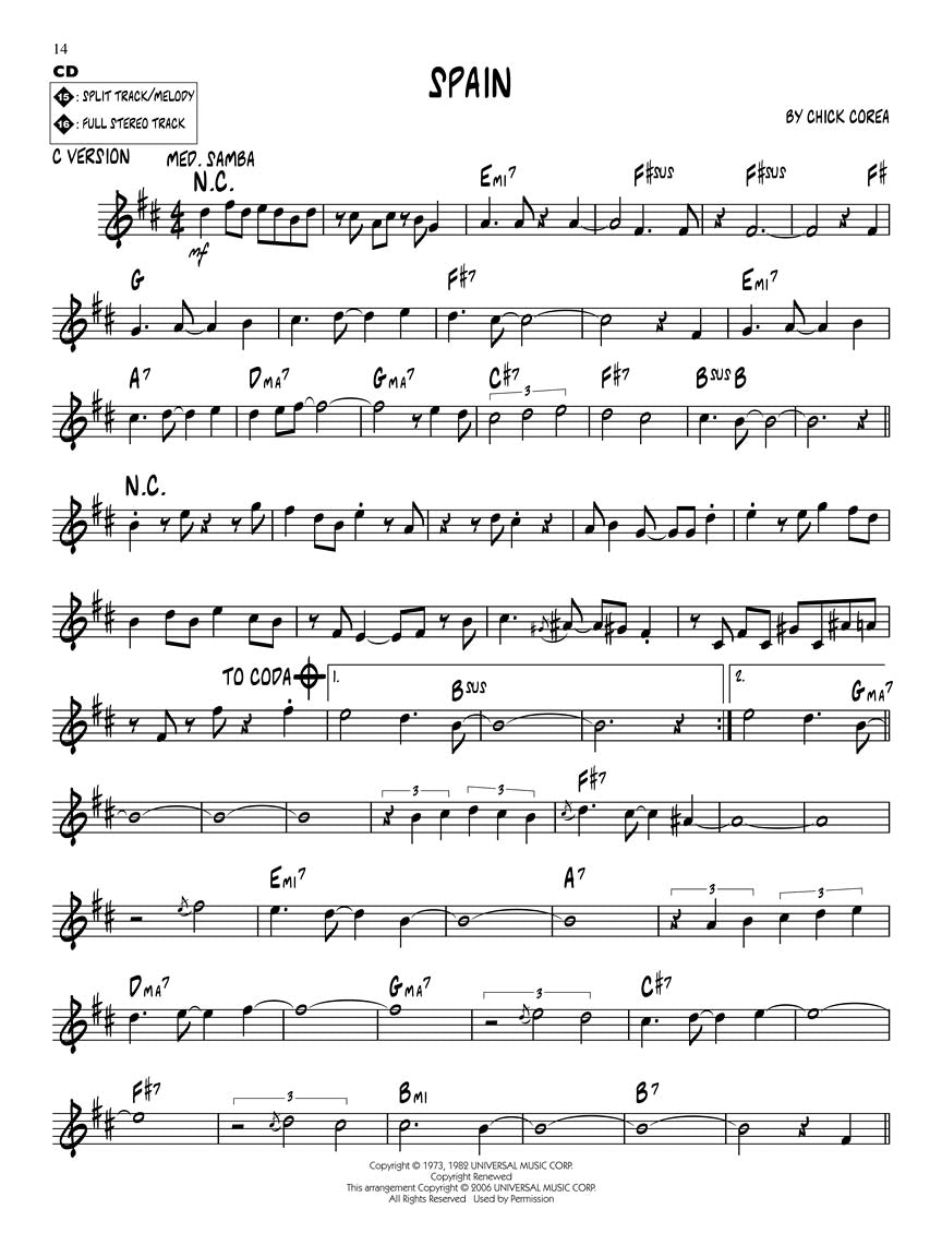 Jazz-Rock Fusion - Jazz Play-Along Volume 62