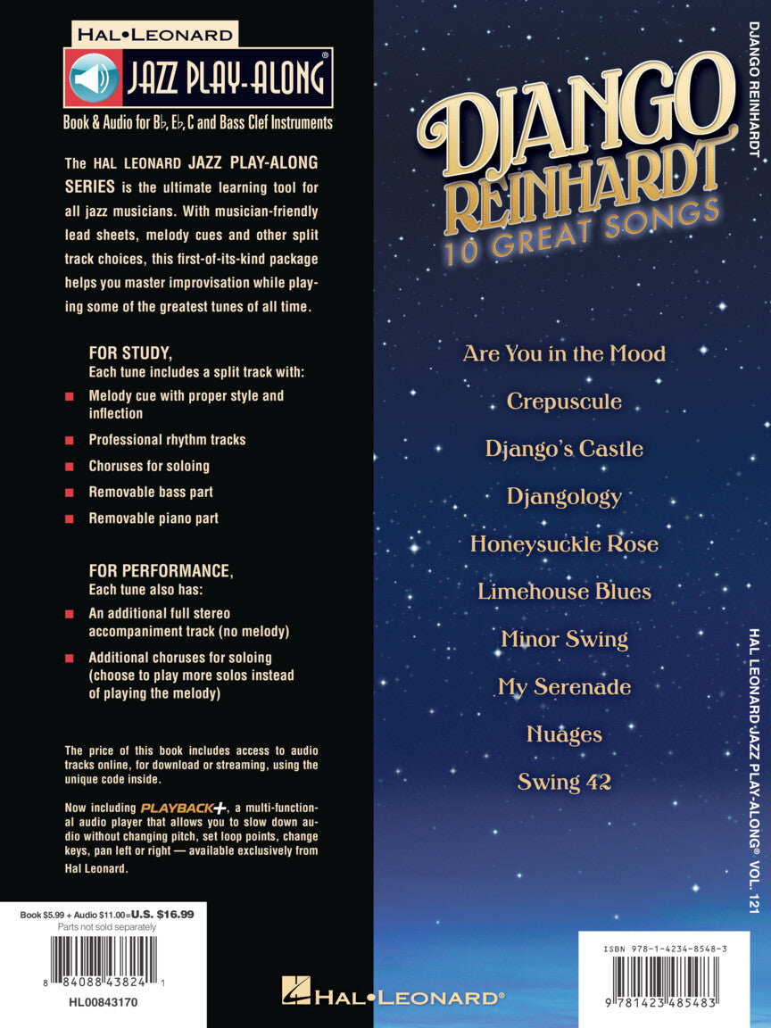 Reinhardt, Django - Jazz Play-Along Vol. 121