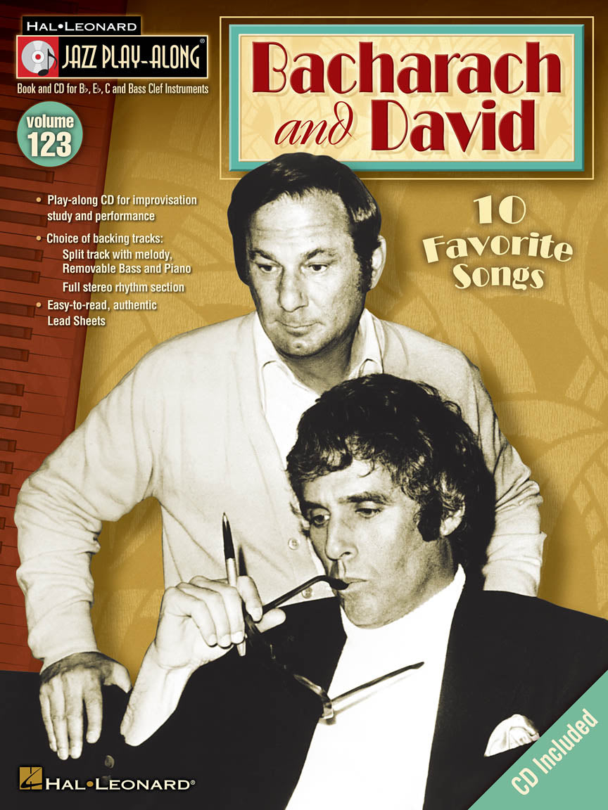 Jazz Play-Along Vol. 123, Bacharach & David - 10 Favorite Songs