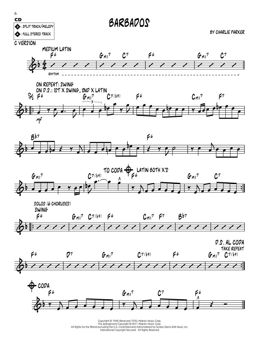 Parker, Charlie - Gems: Jazz Play-Along Series Vol. 142