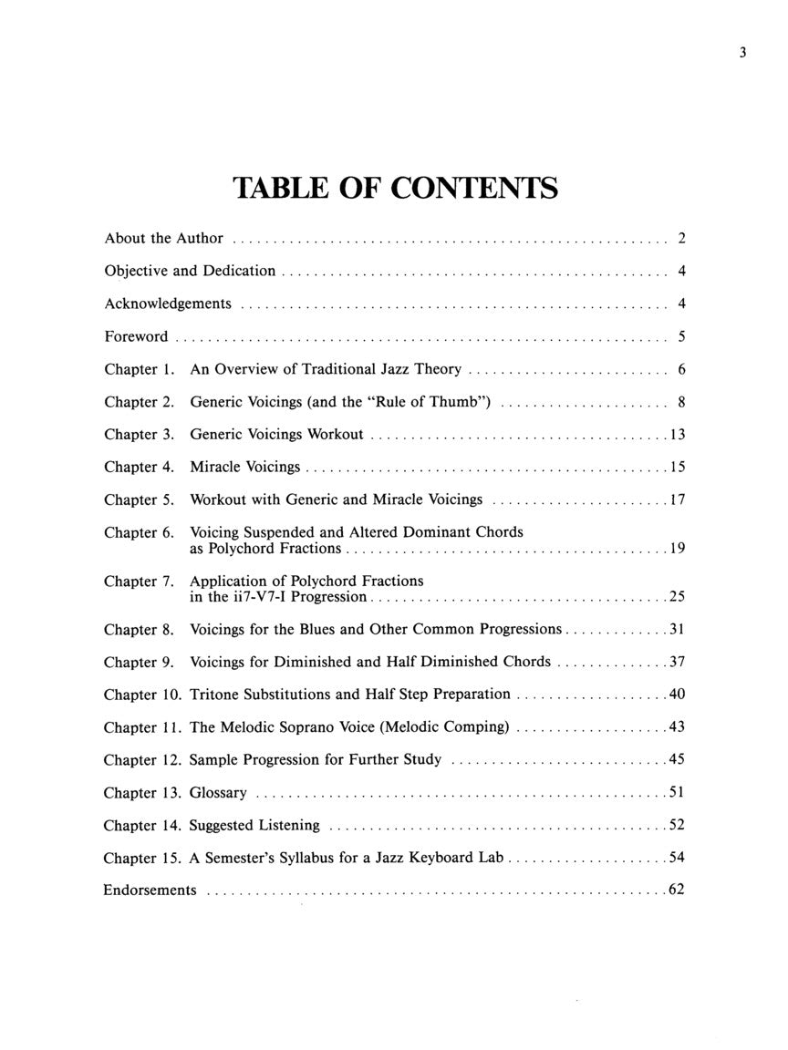 Voicings for Jazz Keyboard