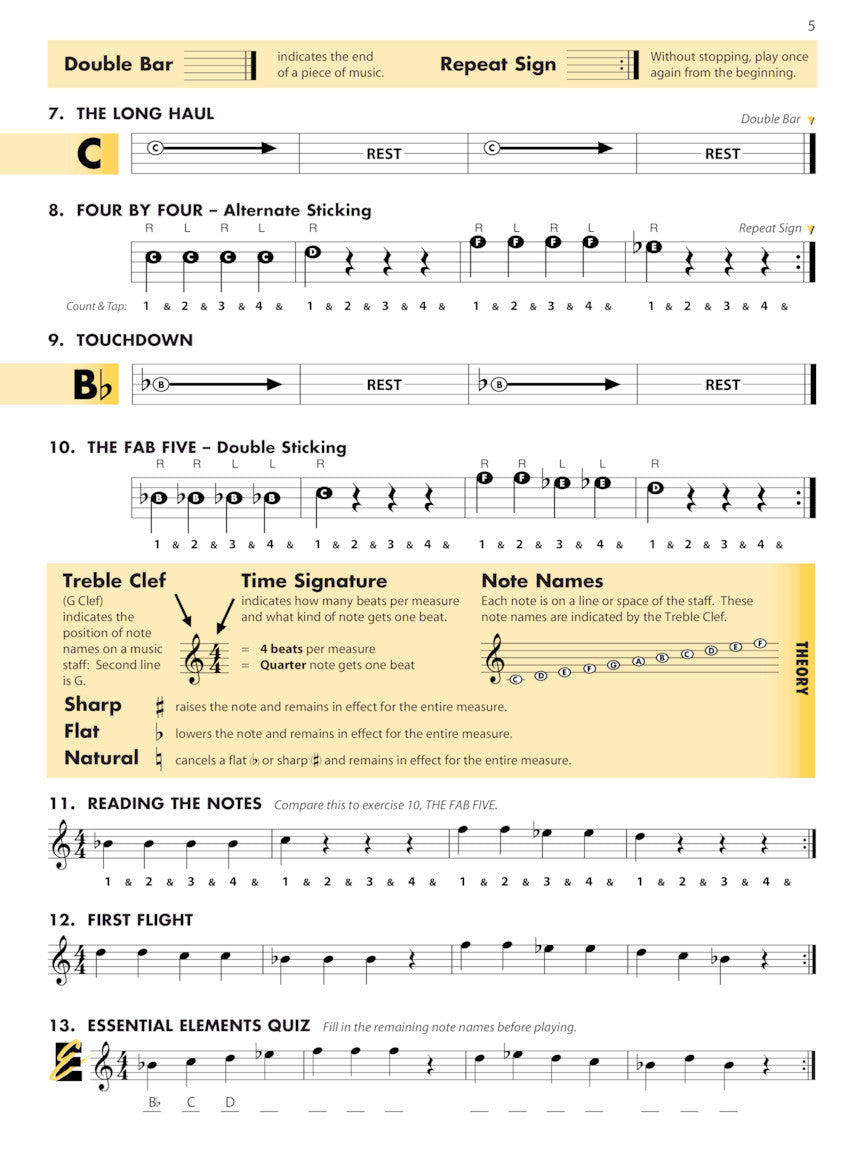 Essential Elements for Band - Percussion Book 1 (w/EEi)
