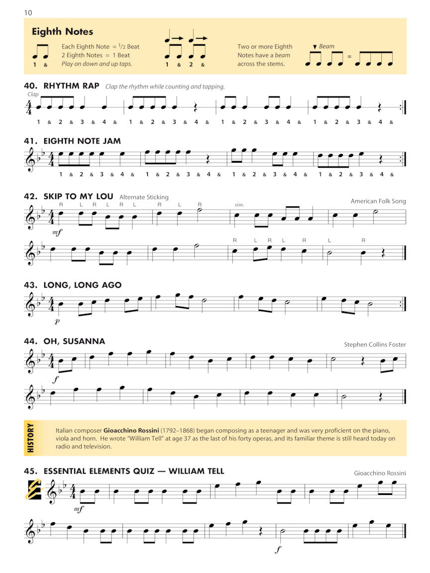 Essential Elements for Band - Percussion Book 1 (w/EEi)