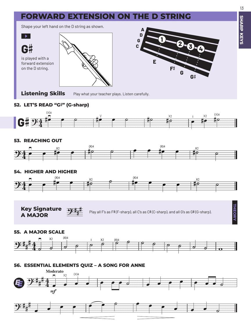 Essential Elements for Strings – Cello Book 2 with Online Resources